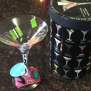 Decor martini glass